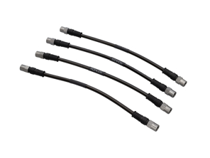 Mangueras de freno trenzadas de acero inoxidable (juego de 4) Delanteras y traseras Porsche 996 - 99635513901, 99635513903, 9963551390, 99635513902, 99635513900, 99635513904