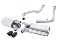 Milltek Sports Exhaust Muffler / Cat Back Non-resonated (louder) Porsche 987 Gen2 Boxster S / Cayman S 2009-2013