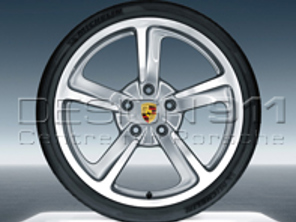 20' 991 C4 / C4S Sport Techno Alufelgen & Reifen Original Porsche - 99104460280, 99104460279