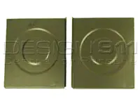 Achterwand accubak (2 stuks). Porsche 356 (1950-55) - 64450103600 - P114, PP114