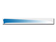 Decorative foil, rear, in Riviera Blue for Porsche 996 GT3 RS - 99655933593, 99655933693, 99655933591, 99655933691