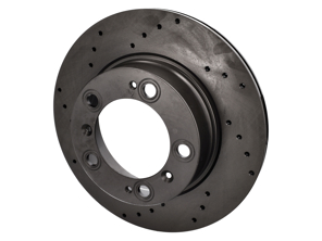 后部钻孔制动盘转子。保时捷 986 Boxster（OE 零件编号 98635240104） - 98635240104, 24012001761, 09D58011, 92088900, 460152420, P2013V - DDF2023C, DF6338