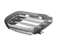 Presa d'aria paraurti posteriore, nero opaco. Porsche 991.2Turbo - 99150566503OK1, 99150566603OK1, 99150566503, 99150566603