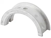 Coquille de palier principal, II. Une moitié. Porsche 356 B Carrera GS / GT - 58710113200