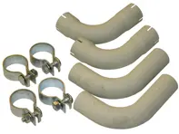 Exhaust pipe and clamp. Porsche 356A - 61611100500, 92.302, 92302, 1620701410 - 92.302, 1620701410