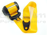 Seat Belts Front YELLOW. Porsche 964 / 993 - 96480303304V02, 96480303304