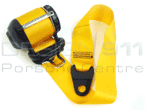 Seat Belts Front YELLOW. Porsche 964 / 993 - 96480303304V02, 96480303304