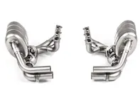 Set di testate Akrapovic Evolution (titanio). Porsche 991.2 GT3 RS / Speedster 2019>> con filtro OPF/GPF - 9GT254400B, 9GT254400E, 9GT254450B, 9GT254450E