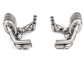 Set di testate Akrapovic Evolution (titanio). Porsche 991.2 GT3 RS / Speedster 2019>> con filtro OPF/GPF - 9GT254400B, 9GT254400E, 9GT254450B, 9GT254450E