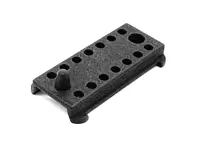 Low profile 14-pin plug connector housing for engine loom. Porsche 911 / 914 / 924S / 928 / 944 S2 / 964 / 968 - 91161211305, 91161211502