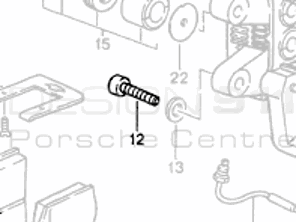 Brake Caliper Mounting Bolts Porsche 964 Turbo - 90008214501, 90008207702