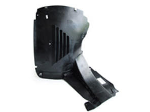 Radhausschale vorne, Vorderteil. Porsche 997 Turbo - 99750412401, 99750412301