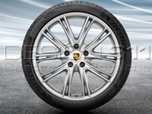 21' Panamera (971) Exclusive Design PLATINUM SILVER  Alloy Wheels & Summer Tyres Original Porsche - 971044660J