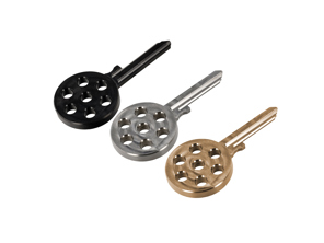 Blank key 917 style. Porsche 911 SWB - 90172231400, 90172231409, 64461390102, 64461390110