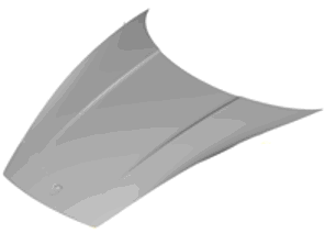 Front bonnet. Porsche 992.1 2019>> - 992823031AYGRV