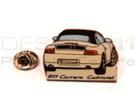 Pin Insignia 'Porsche 911 Carrera Cabriolet' Blanco