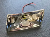 Ensemble d'éclairage latéral pour grille de klaxon. Porsche 911/912 69-73 - 90155943103, 90155943203, 91155943103, 91155943203, 1684500376, 1684500386