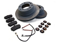 Bremsbeläge und Bremsscheibenpaket vorn. Porsche 944 Turbo S M758 Zimmermann - 92835104361, 92835104461, 99335193905, 94461236502, 95135108904