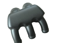 Intake manifold set GT3 style. Porsche 964 / 993 / 996 - 99611061996 - SL-IP-01-CF, SL-IP-01-PA