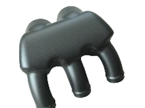 Intake manifold set GT3 style. Porsche 964 / 993 / 996 - 99611061996 - SL-IP-01-CF, SL-IP-01-PA