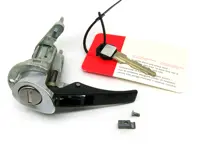 Door handle lock with surround. Porsche 993 - 99353793800, 99353793700