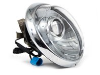 Kit conversione faro LED LHD con riflettore cromato e lenti trasparenti. Porsche 911/964 - 91163102400, 91163111300, 90163110100 - EL13 CR.RCL.BLK, EL13 CR.RCL.CR, EL13 CR.RCL.PR