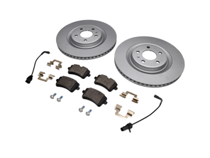 Rear brake disc Ø: 330 mm and brake pads package Porsche Macan - 95B615601G, PAB698451