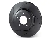 Rotor de disque de frein arrière percé et fendu. Porsche Cayenne 955 / 957 / 958 - 7L6615601D, 7L6615601J, 7L8615601C, 95535240130, 95535240131, 95535240100