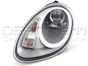 HEADLAMP PROJECTOR XENON + AURORA LIGHT Porsche 987 05-08 SILVER RHD - 987631012