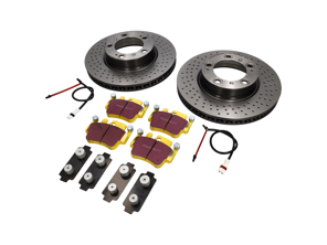 Bremsscheibenpaket mit Sport EBC Bremsbelägen Porsche Boxster S - DP41514R, 99635140X01BRE, 99635140X01, 99635108802, 99661236501