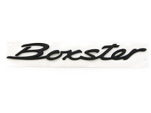 BOXSTER Rear badge, Black. Porsche 981 Boxster 2015>> - 98155923702