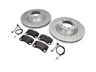 REAR Brake disc rotor 350mm & Brake pads. Porsche 997 GT3 2010>> - 99735240698, 99735240598