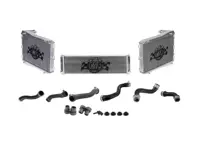 Aluminium radiator for water coolant fluid & hoses SET OF 3. Porsche 997.1 GT3 - 99710613102, 99710613103, 99710613202, 99710613203, 99610603773, 99610603775 - 7047, 7048, 7053