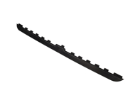 Alerón para parachoques delantero, negro satinado. Porsche 997.1 Carrera MKI 2005-08 - 9975055570001C