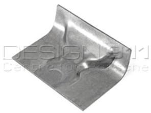 Trekhaak plaat. Porsche 356B T6 / 356C T6 - 64450605006, PP102D, P102D