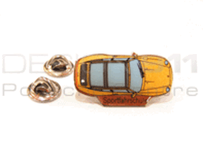 Pin's Badge 'Porsche 993 Targa - Sportfahrschule' Orange