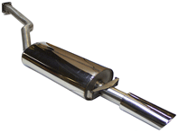 Exhaust Muffler / Silencer Rear box. Porsche 924Turbo / 944Turbo - 92441S, 92.441S, 1620608500, 95111108301