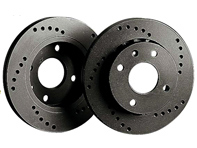 Black Diamond CROSS DRILLED Performance Brake Discs FRONT. Porsche 996 Turbo / 997 CS & C4S - KBD 3041, KBD 3041, KBD3041CD