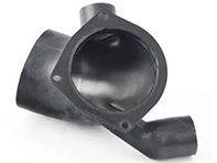 Luchtverdeler Connector Onderstuk. Porsche 911 78-85 - 91157318100