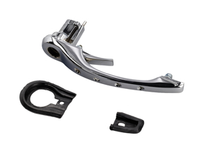 Türgriff im RSR-Stil in CHROM (ohne Schloss und Schlüssel). Porsche 911 1970-89 / 964 - 91153894105, 91153894205, 9115389410X, 9115389420X - CB.017.002, CB.017.003