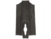 Rubber tunnel mat (heat lever). Porsche 356 C & 356 C SC (1964-65) - 64455111107, 64455101107 - NLA55111101