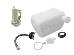 Kit de botella de limpiaparabrisas. Porsche 911 / 912 - 90162872026, 90162818300, 91162816700, 90162873023, 92862807401