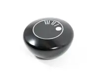 Bouton de contrôle de température A/C en aluminium usiné Rennline. Porsche 911 1974 - 1989 - 91161314100