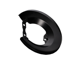 Bremsscheibenabdeckblech komplett, HINTEN. Porsche 914-6 - 90135280121, 91435208500, N0102353, N01224111, N0122418 - BRK14.1.105