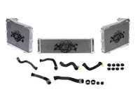 Radiador de aluminio para líquido refrigerante de agua y mangueras JUEGO DE 3. Porsche 991 turbo - 99110614101, 99610614201, 99110613801, 99110613802 - 7069, 7070, 7068