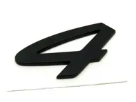 4 - Distintivo nero. Porsche 964/993 - 9645592410070C, 964.559.241.00.70C, 96455924100, 964.559.241.00