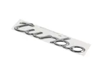 Insignia cromada 'Turbo'. Porsche 997 turbo - 99755923703, 997.559.237.03