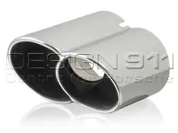 Exhaust Tail Pipes 4 Tube. Porsche 996 C4S - 99611198103, 99611198203