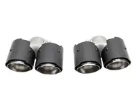 Terminale di scarico Deluxe Quad-Style in fibra di carbonio. Porsche 997.1Carrera - 99711115100, 99711115101, 99711198150, 99711198111, 99711115200, 99711115201, 99711198210, 99711198211