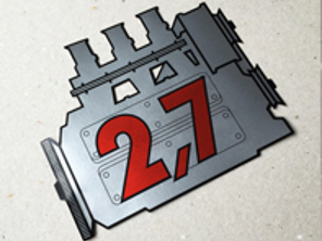 Etiqueta engomada del motor de la ventana trasera 2.7L para Porsche 911 - 91170110200